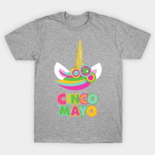 Cinco De Mayo, Unicorn, Unicorn Horn, Holiday T-Shirt